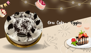 Oreo Cake - Eggless - Halal
