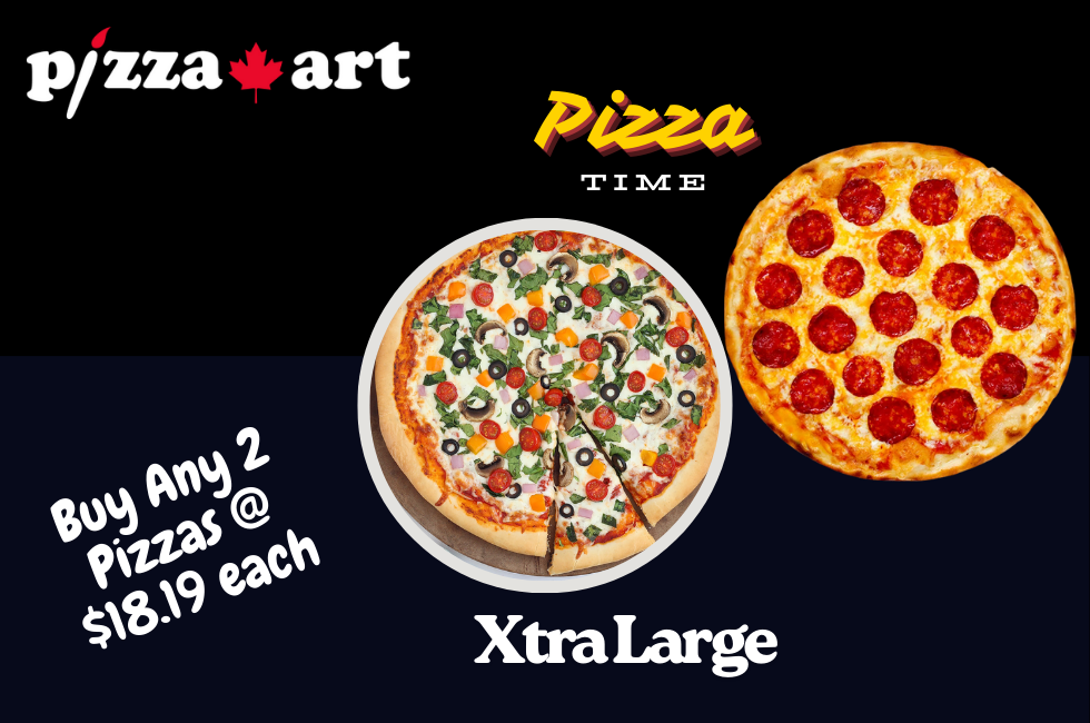 Any 2 X-Large Regular Pizzas (Veg or Non Veg)