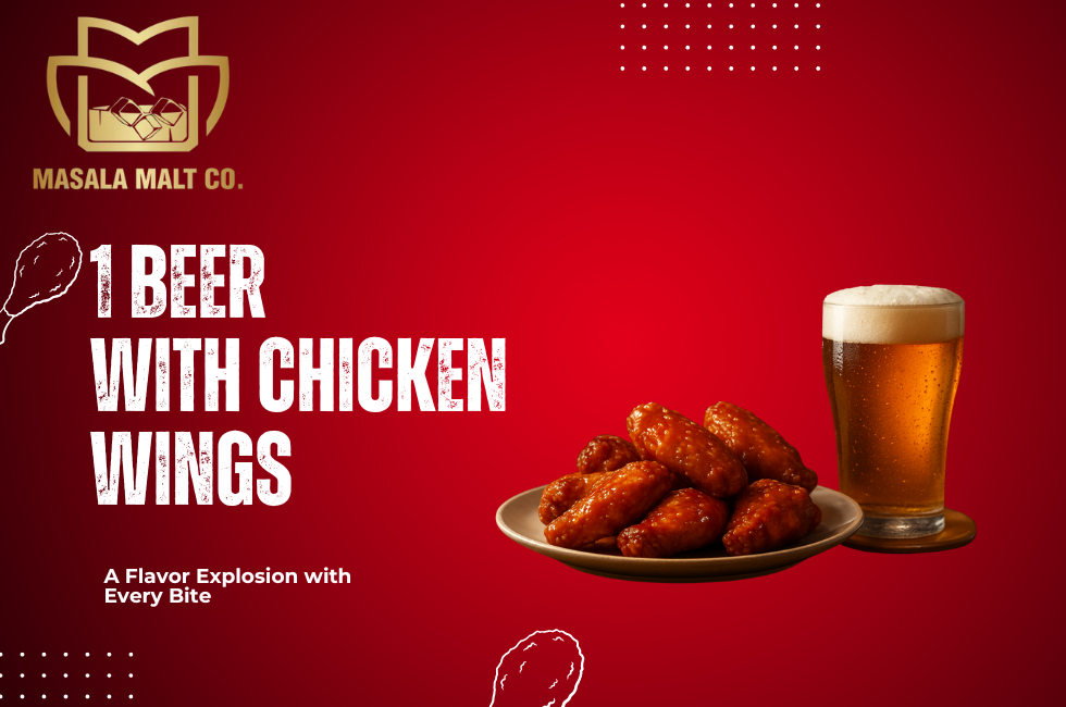 1 Beer with Chicken wings